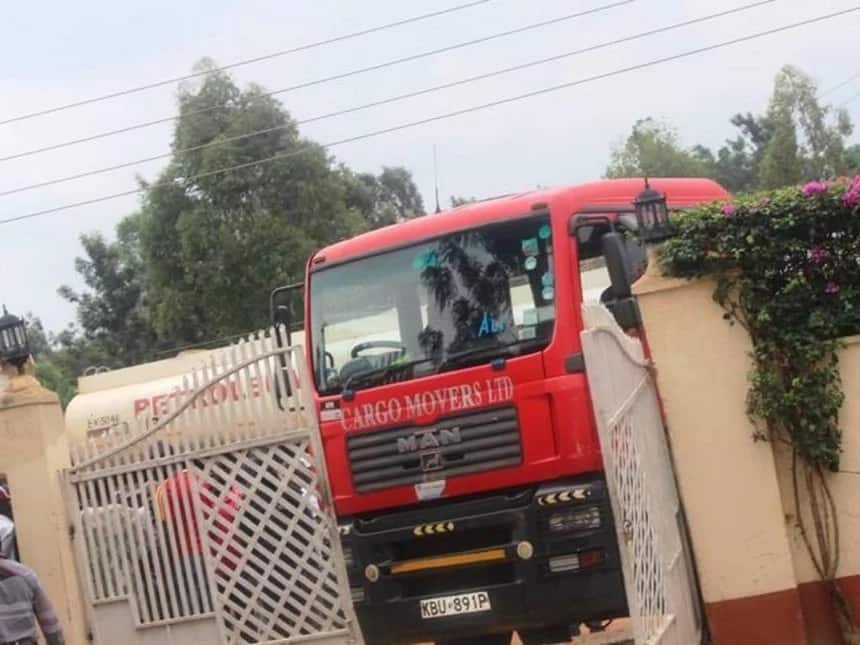 Truck smashes into venue of Ababu Namwamba's meeting in Teso