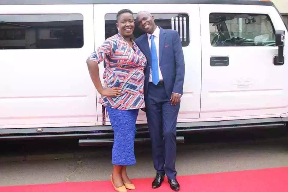 Former senator and politician hubby drive newborn baby home in Hummer limousine