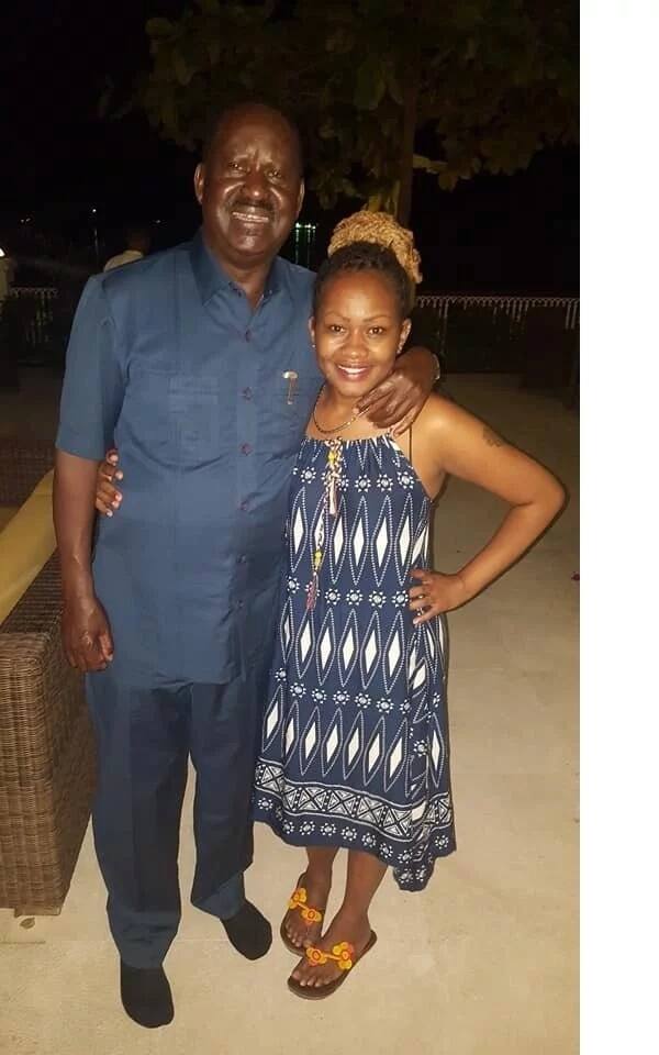 All about the pretty young woman spotted hanging out with Raila in Zanzibar