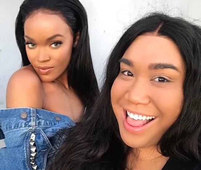 Rihanna’s identical twin sister causes confusion as people struggle to tell who between them is singer