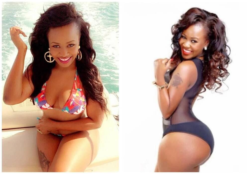 Socialite Vera Sidika's skin lightening pays off and she now looks like a white woman