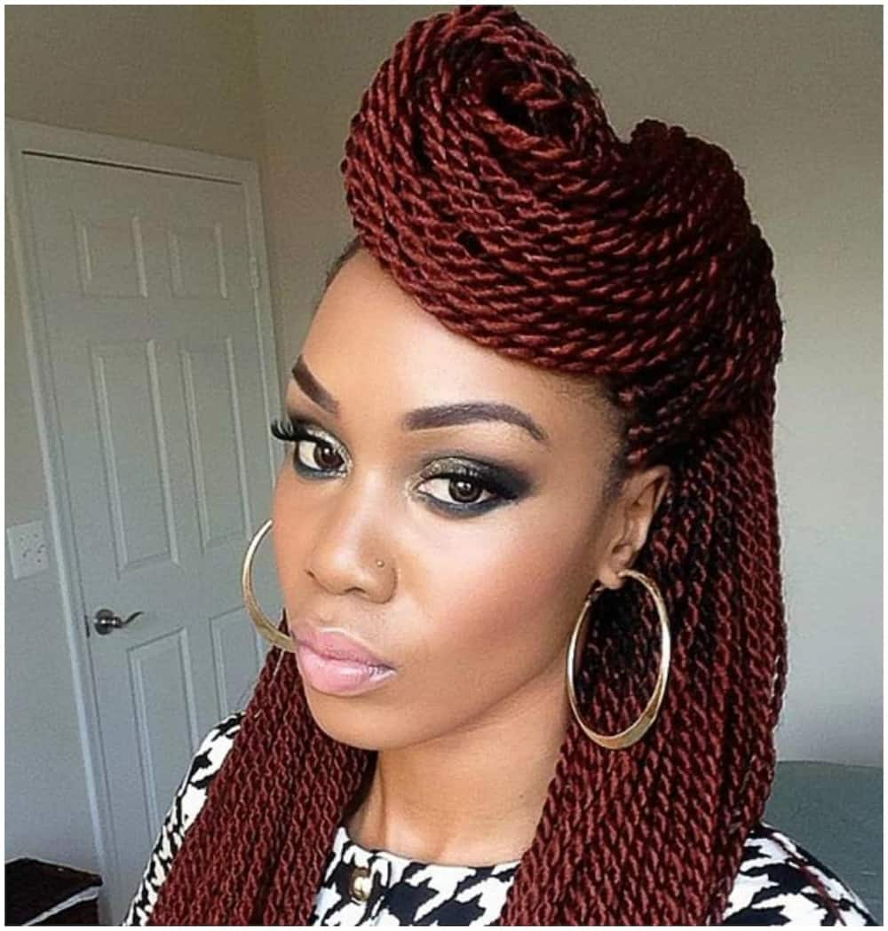 Large Senegalese Twists  Twist braid hairstyles, Senegalese twist  hairstyles, Twist hairstyles