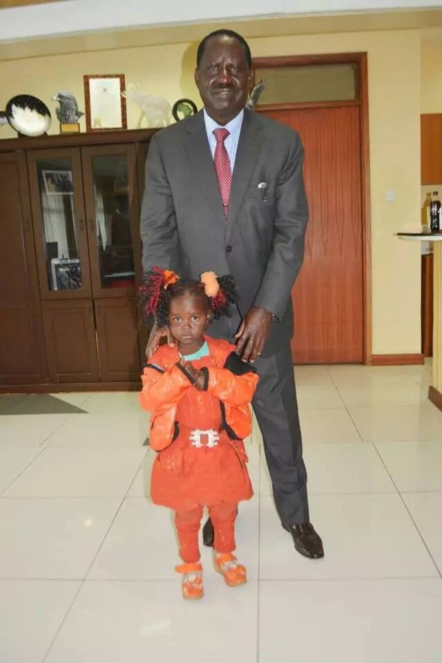 Raila Odinga hosts girl named after his wife