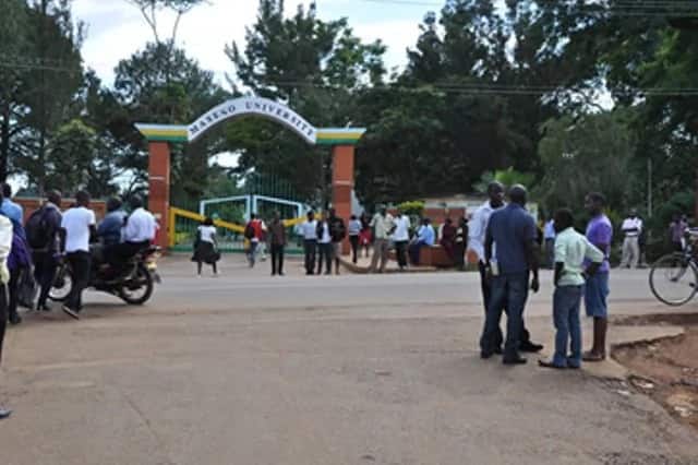 Maseno University (pictured) and Maseno Sschool are both found in the disputed land.