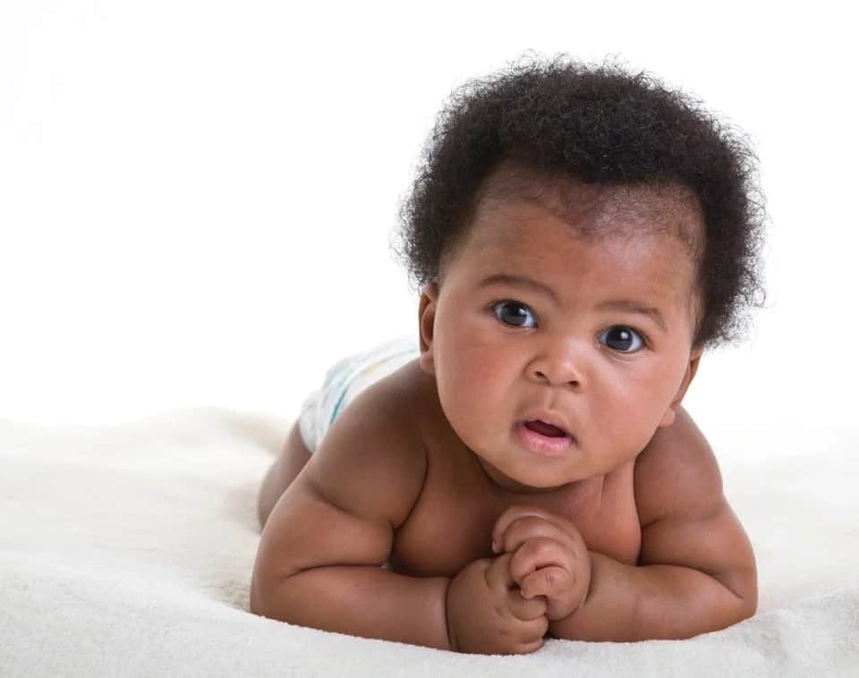 Big-headed babies are brightest according to a study