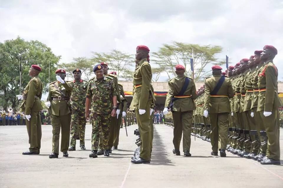 Photos: Uhuru Kenyatta in military uniform at GSU parade