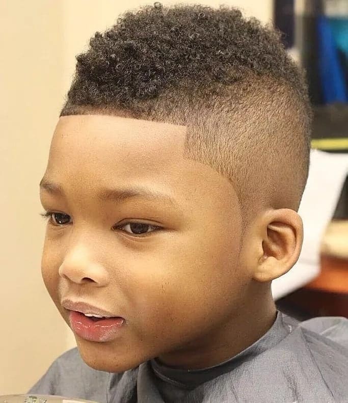 mohawk haircut for black kids