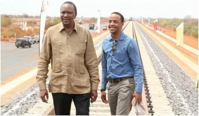 Uhuru Kenyatta’s son takes his first dig at politics