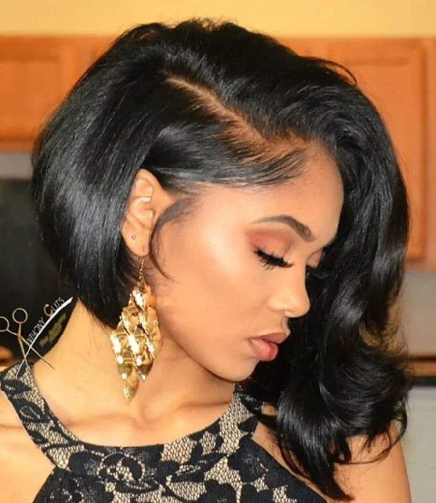 Curly weave on outlet short hair