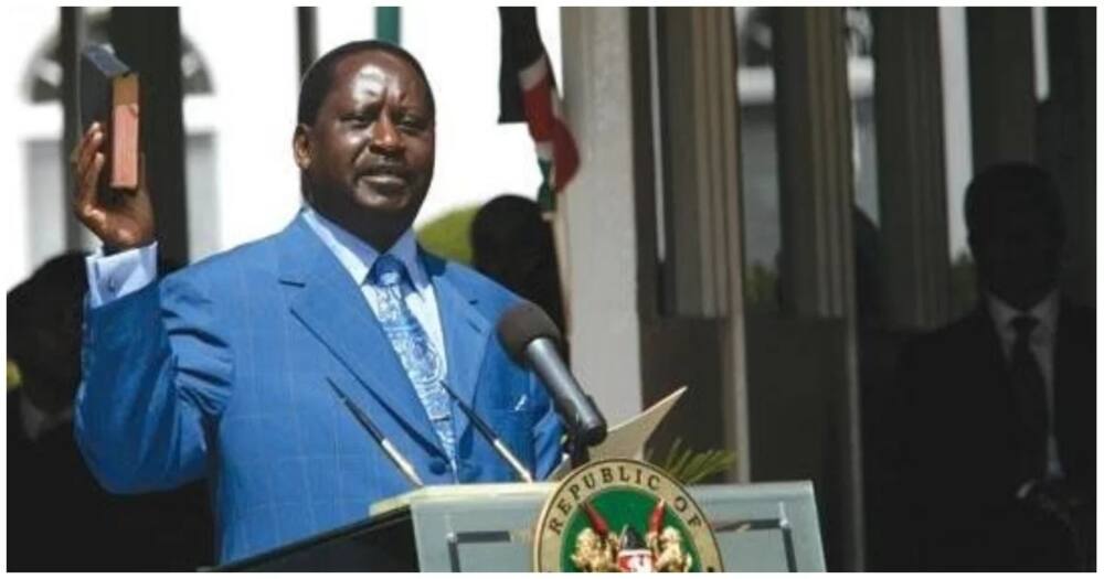 Raila Odinga afanya jaribio la uapisho Machakos