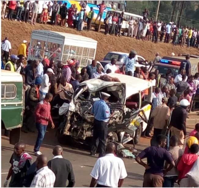 Several dead, many injured in grisly three-car accident on Thika Road