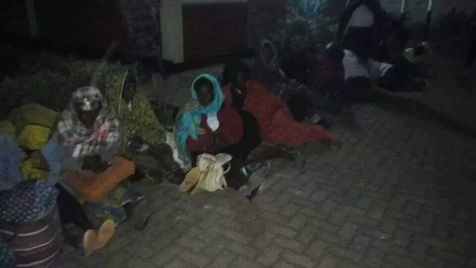 Shame follows Uhuru Kenyatta after women who performed for him sleep in the cold