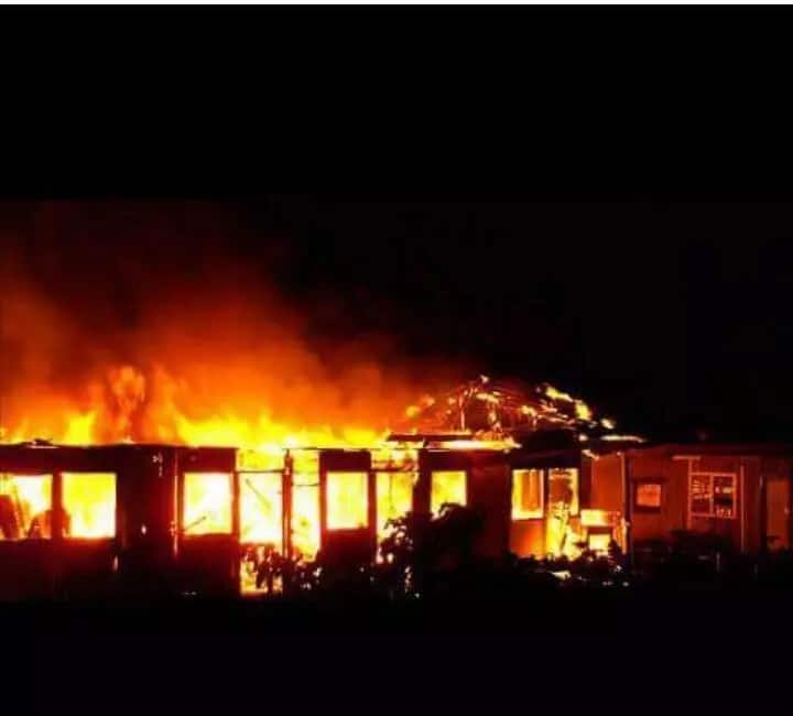 Itiero Boys students burn down school dormitories