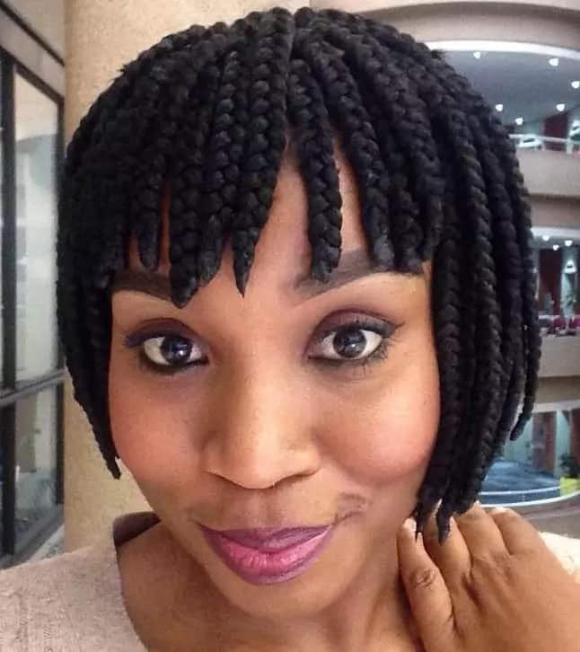 Long box braids, Crochet box braids, Box braids bob