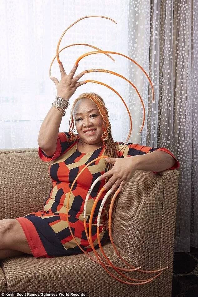 She has spent 23 years growing her nails. Photo: Guinness World Records