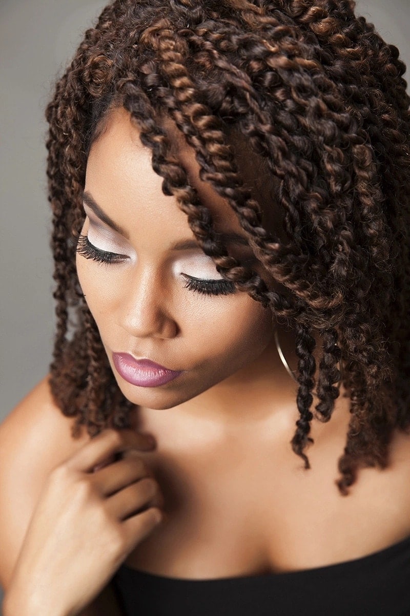 20 cute kinky twist hairstyles for short hair Tuko.co.ke