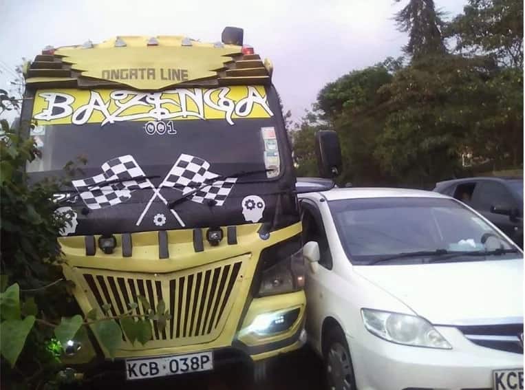 Ongata Rongai matatu driver clobbered for almost killing children