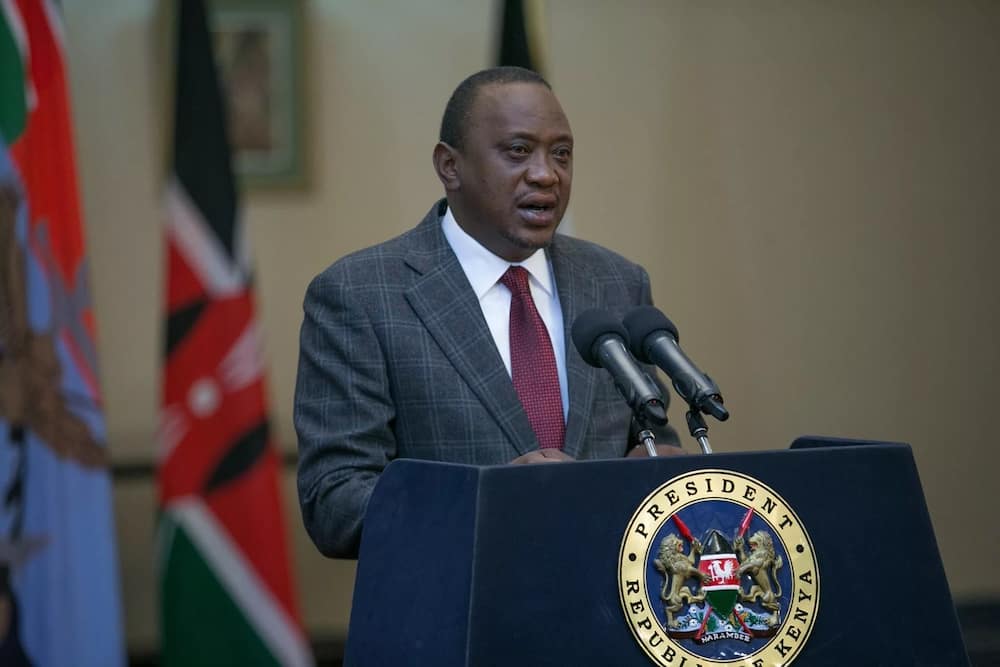 The president said he will root out corrupt leaders in his leadership. Photo: Uhuru Kenyatta/Facebook.