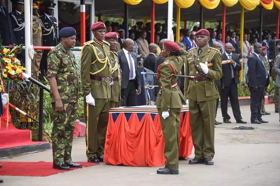 Photos: Uhuru Kenyatta in military uniform at GSU parade