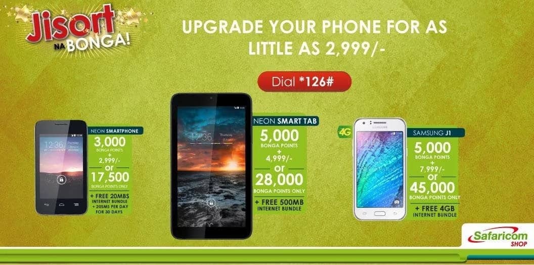 safaricom phones with bonga points safaricom phones with bonga points