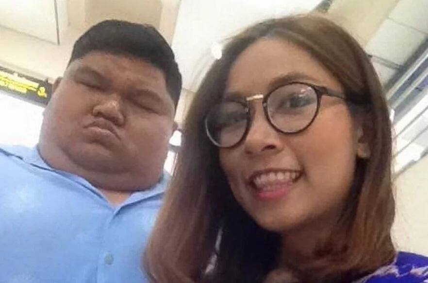 "He's fat and UGLY but I love him," slim girl shows off her ...