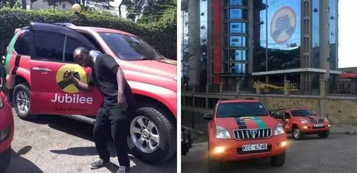 Cars that Uhuru allies will use during Jubilee Party launch