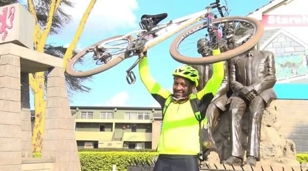 Ex-Starehe student surprises many by cycling 500km, raises over KSh 2m for the school