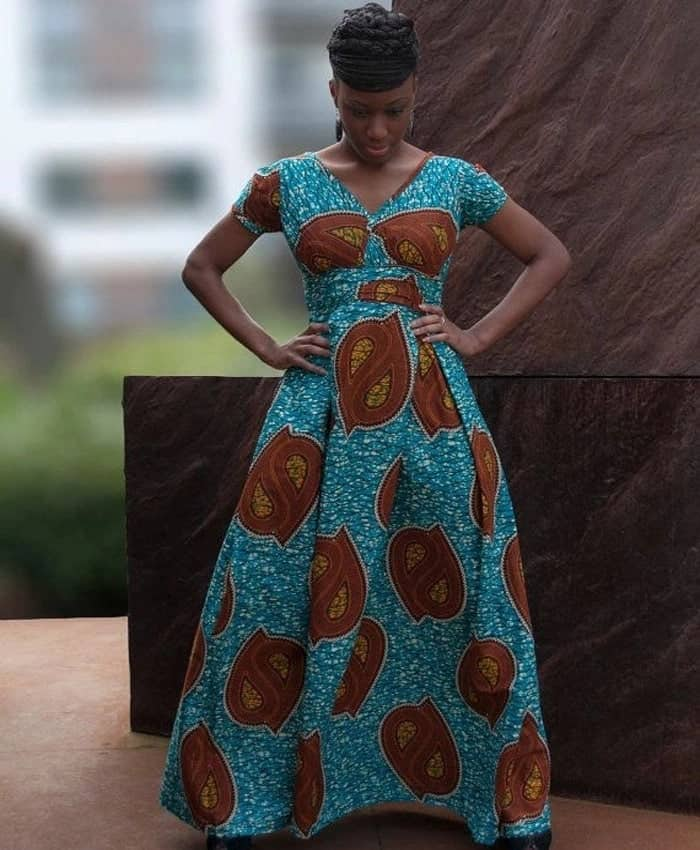 african simple dress styles