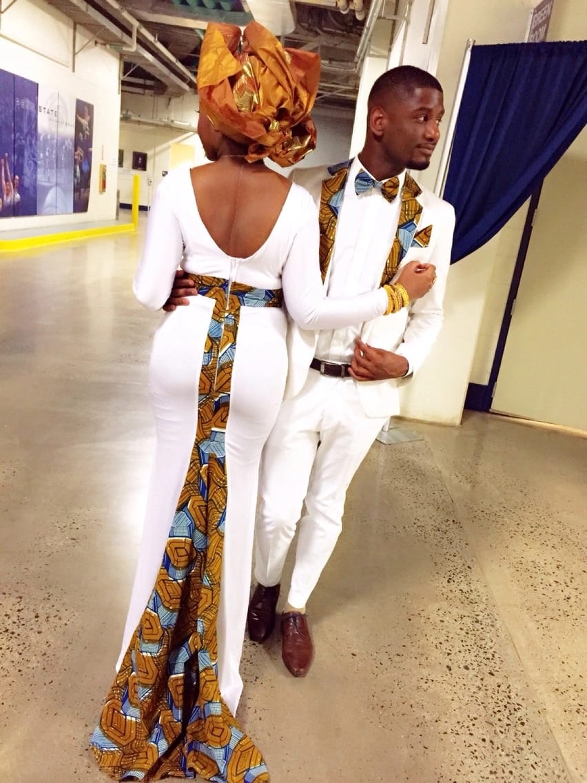 His and hers kitenge wedding designs