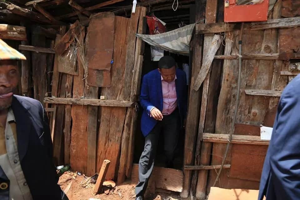 Alfred Mutua comes face to face with abject poverty in Nyeri