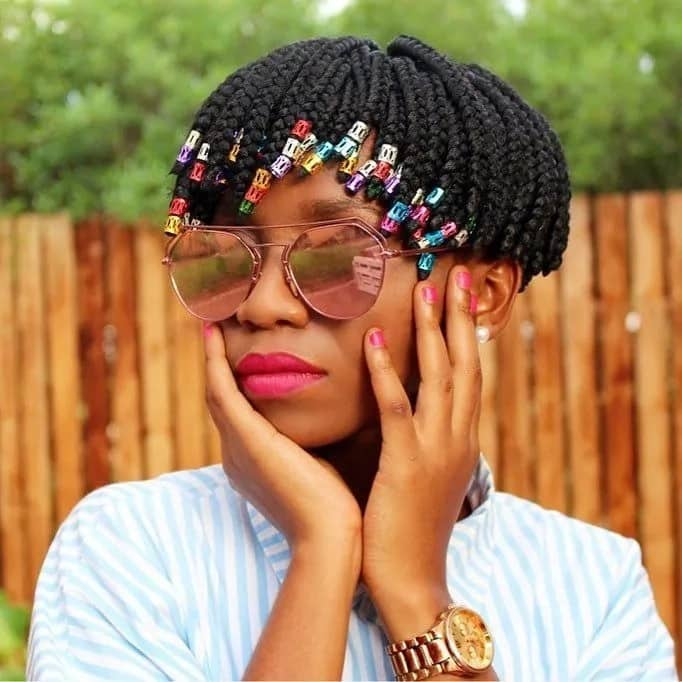 Long box braids, Crochet box braids, Box braids bob