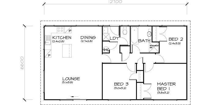 Small House 2 Bedroom House Plans In Kenya