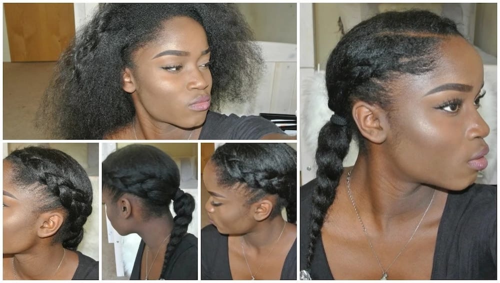 CLASSY & SUPER EASY PROTECTIVE STYLE, Natural Hair