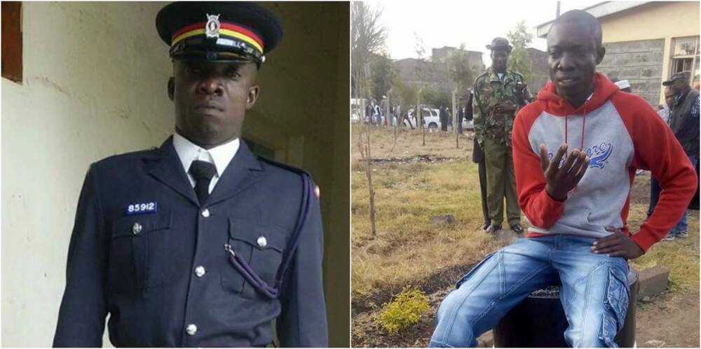 Picha za kuhuzunisha za afisa wa polisi waliofariki katika ufyatulianaji risasi mtaani Embakasi, Nairobi