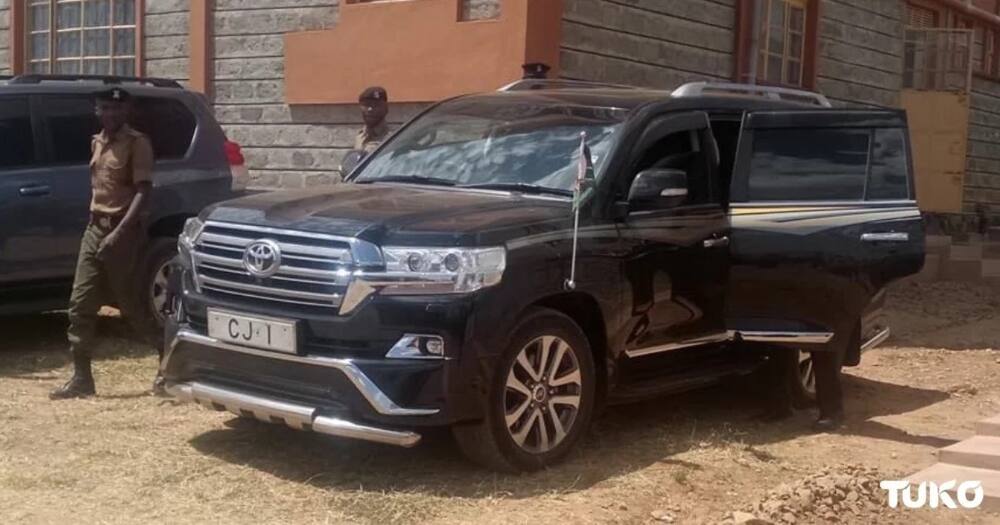 Chief Justice David Maraga's KSh 12 million official car that is turning heads in town