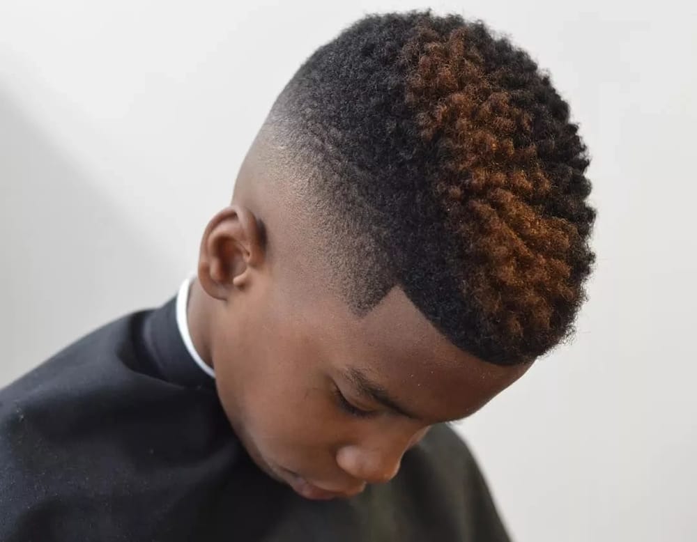 Textured crop kids hairstyles for boys