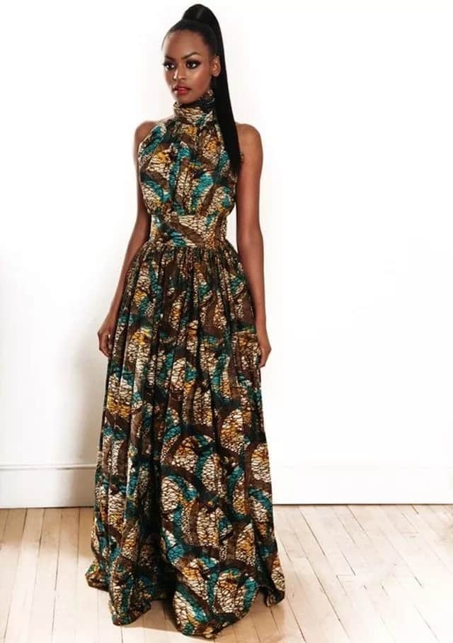 Kitenge designs- long dresses