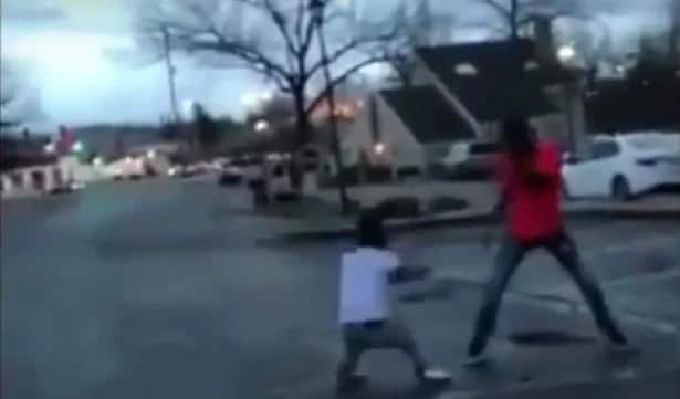 Tall Dude Gets Into Fist Fight With Berzerker D*arf (Video)