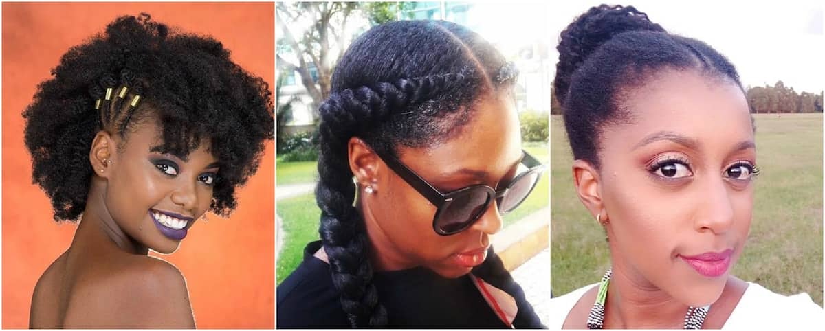 Kenyan hairstyles for natural hair Tuko.co.ke