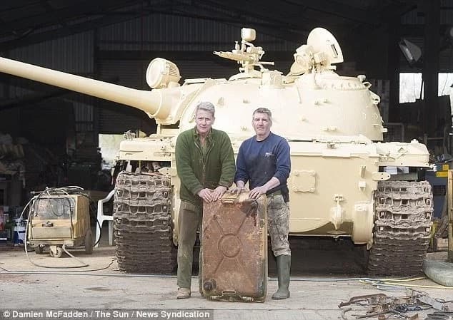 Collector finds $2.5 million worth of gold bullion in military TANK (photos)