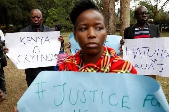 Siaya county residents go to the streets over brutal IEBC ICT manager's death