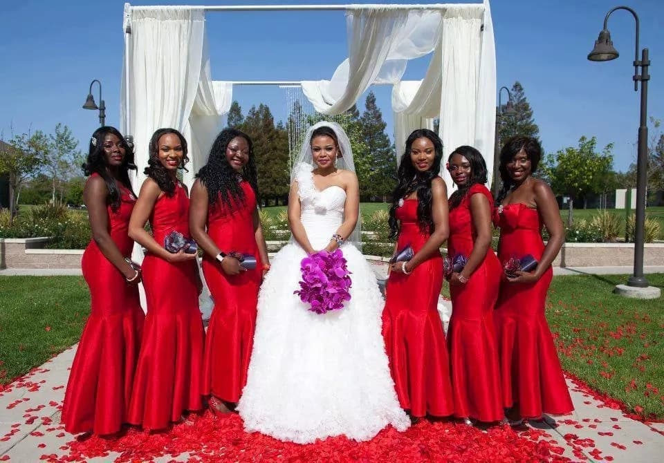 African Bridesmaid Dresses Hottest Trends in 2018 Tuko.co.ke