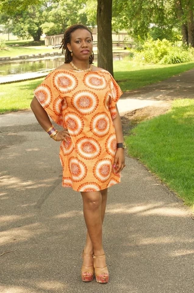 Simple store kitenge dress