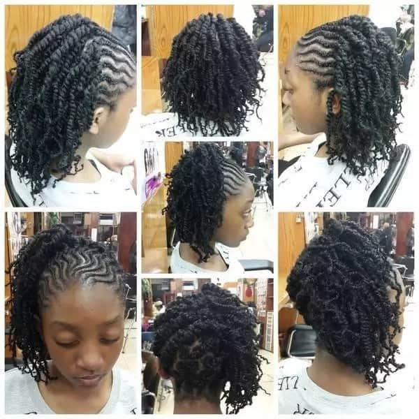 afro kinky hairstyles for long hair