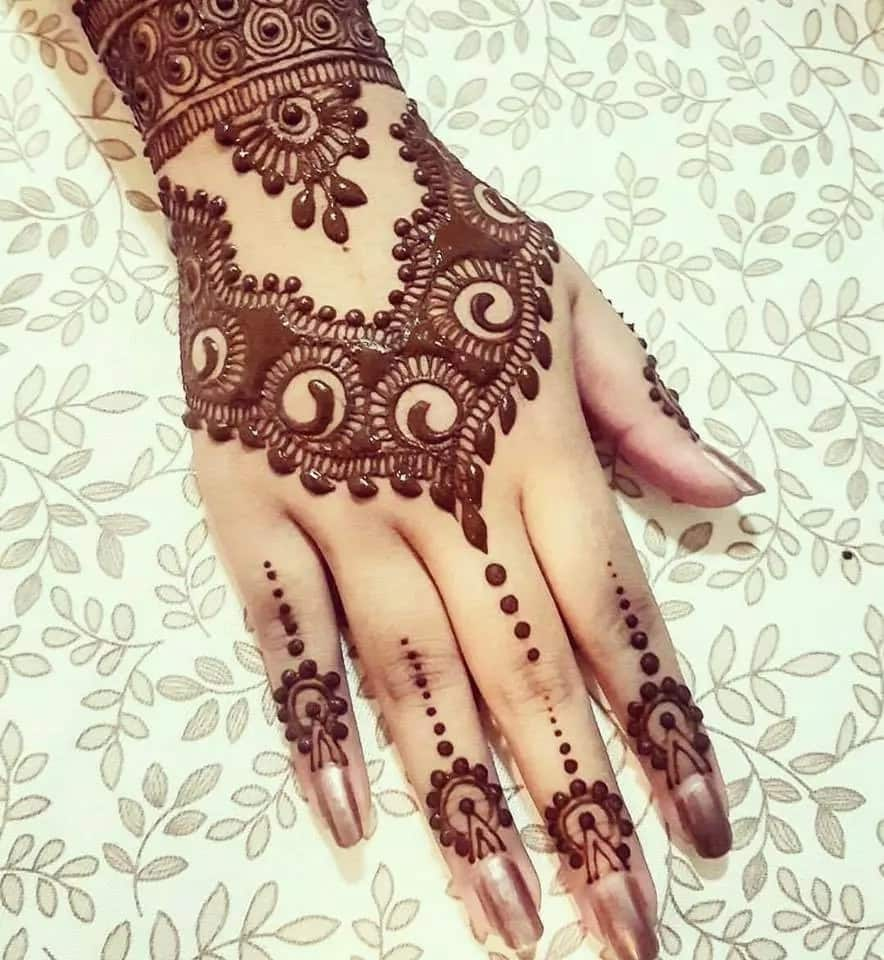 90+ Gorgeous Indian mehndi designs for hands this wedding season | Mehandi  designs, Mehandi, Beautiful