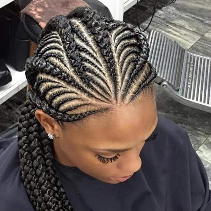 Latest hairstyles for braids for black hair 