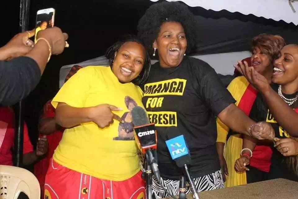 Millicent Omanga and Rachael Shebesh make up after a rough past, the former pledges support to the latter