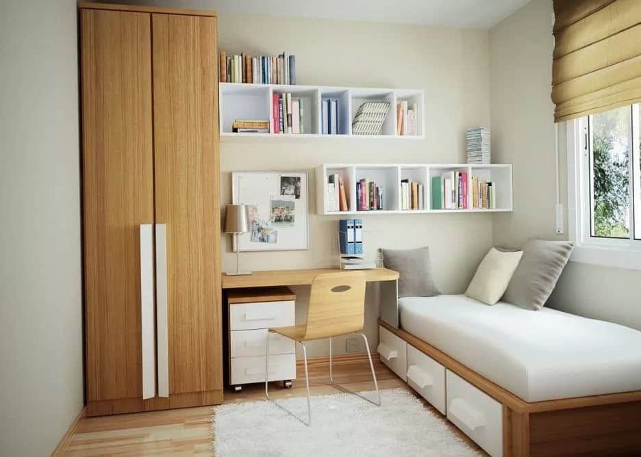 How To Arrange A Small Bedsitter Room