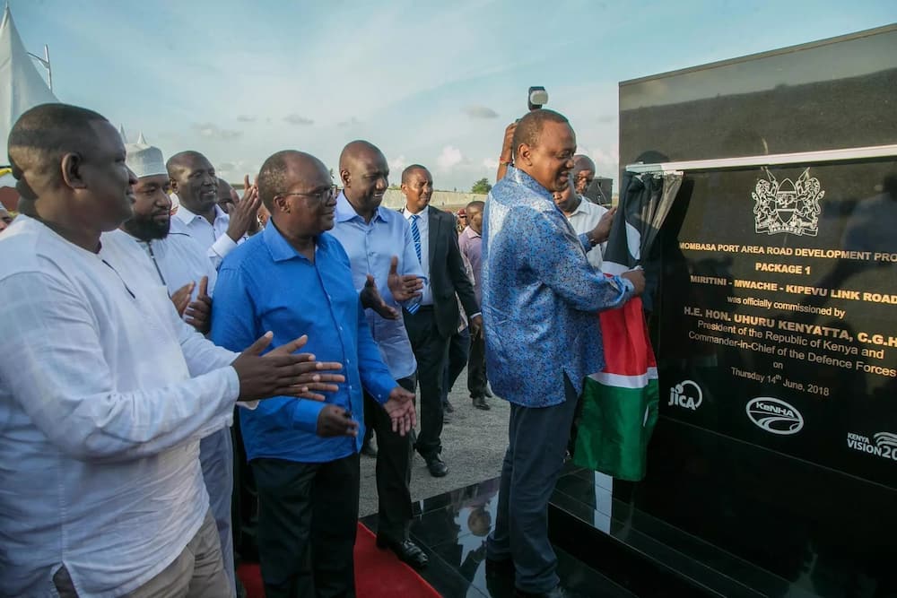Rais Uhuru Kenyatta azindua rasmi barabara ya Dongo Kundu