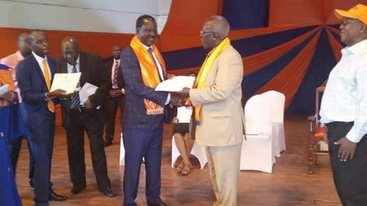 The list of ODM politicians handed direct nomination certificates by Raila Odinga